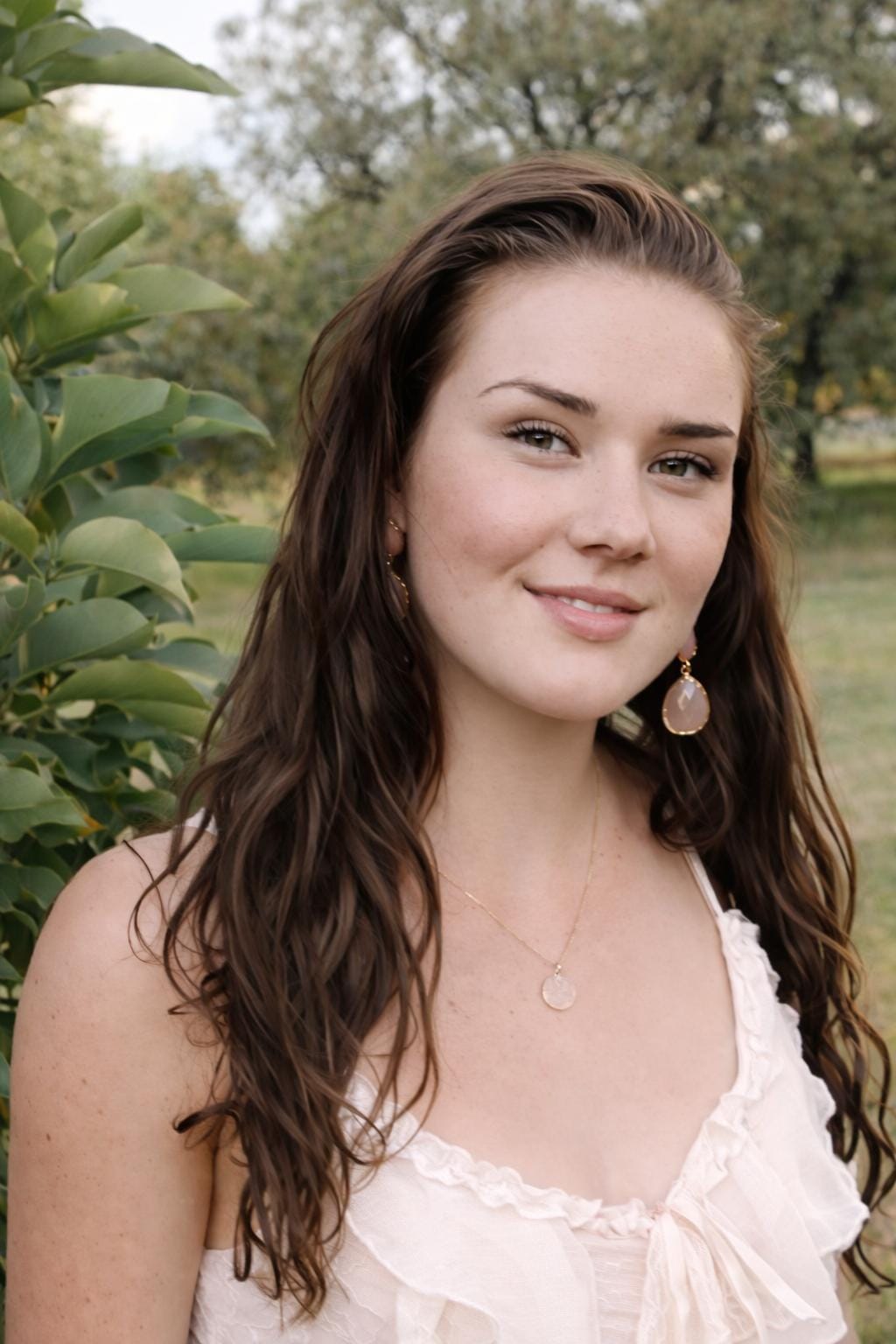 Lina Jacqueline Bryant på trädgårdsfest hemma i Bærum 2012, med livet framför sig.
