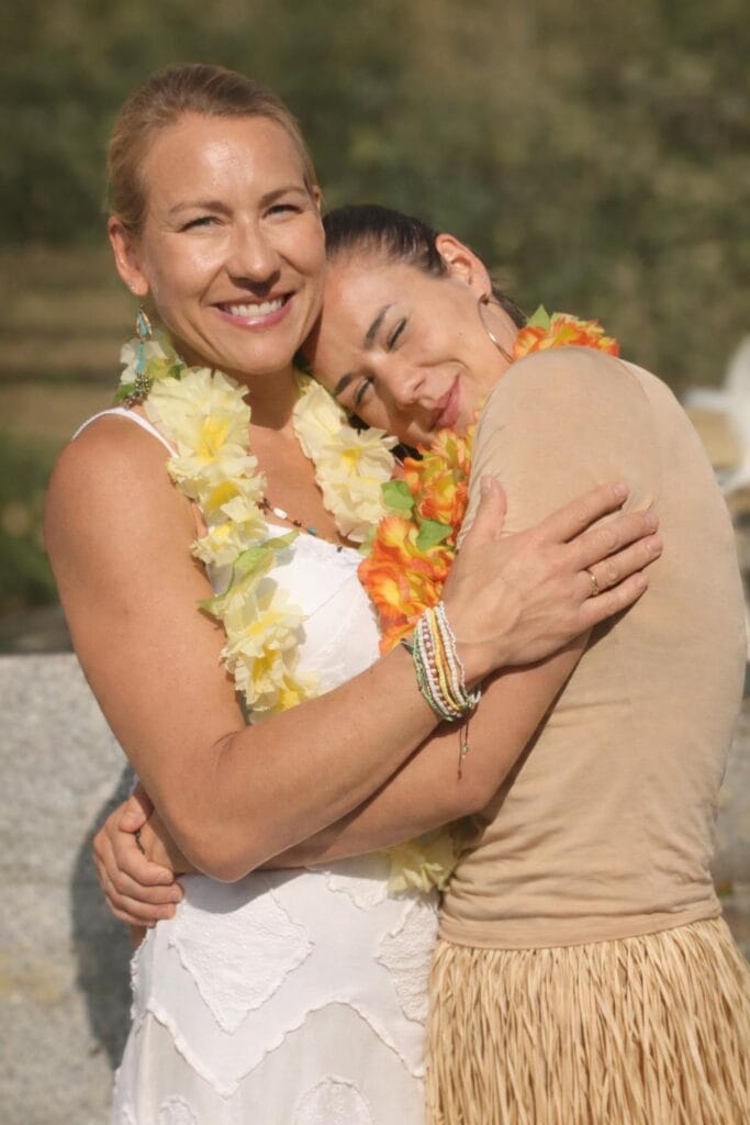 Lina Jacqueline Bryant och Camilla på födelsedagsfirande för Linas lillasyster på Lilleaker 2015.